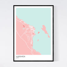 Load image into Gallery viewer, Hurghada City Map Print