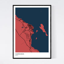 Load image into Gallery viewer, Hurghada City Map Print
