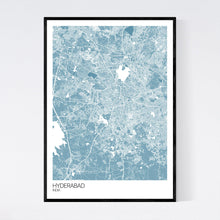 Load image into Gallery viewer, Hyderabad City Map Print