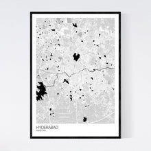 Load image into Gallery viewer, Map of Hyderabad, Pakistan
