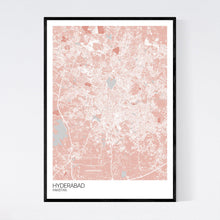 Load image into Gallery viewer, Hyderabad City Map Print