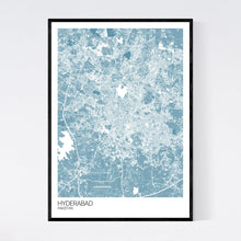 Load image into Gallery viewer, Hyderabad City Map Print