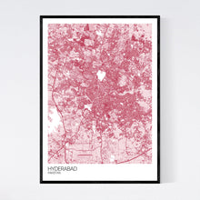 Load image into Gallery viewer, Hyderabad City Map Print
