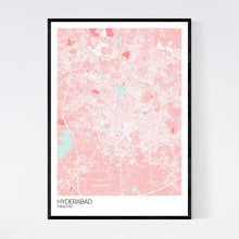 Load image into Gallery viewer, Hyderabad City Map Print