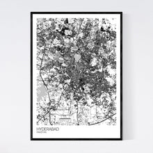 Load image into Gallery viewer, Hyderabad City Map Print
