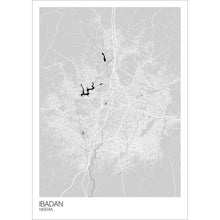 Load image into Gallery viewer, Map of Ibadan, Nigeria