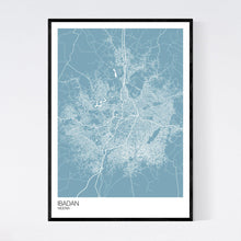 Load image into Gallery viewer, Ibadan City Map Print