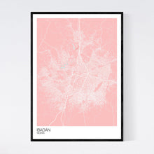 Load image into Gallery viewer, Ibadan City Map Print