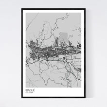 Load image into Gallery viewer, Ibagué City Map Print