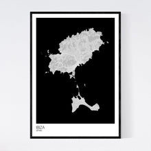 Load image into Gallery viewer, Map of Ibiza, Spain