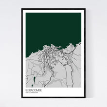 Load image into Gallery viewer, Ilfracombe Town Map Print