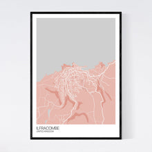 Load image into Gallery viewer, Ilfracombe Town Map Print