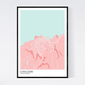 Map of Ilfracombe, United Kingdom