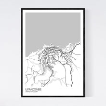 Load image into Gallery viewer, Ilfracombe Town Map Print