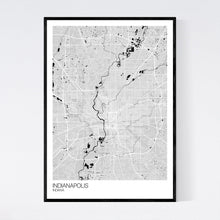 Load image into Gallery viewer, Indianapolis City Map Print