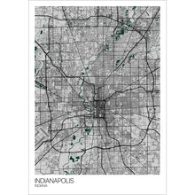 Load image into Gallery viewer, Map of Indianapolis, Indiana
