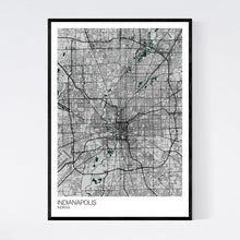 Load image into Gallery viewer, Map of Indianapolis, Indiana