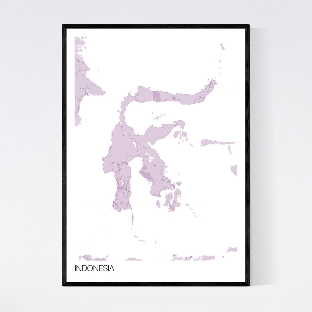 Map of Indonesia, 