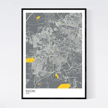 Load image into Gallery viewer, Indore City Map Print
