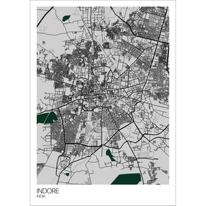 Map of Indore, India