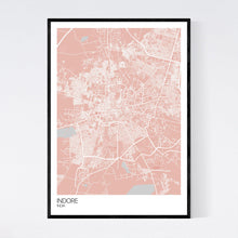 Load image into Gallery viewer, Indore City Map Print