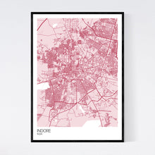 Load image into Gallery viewer, Indore City Map Print