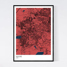 Load image into Gallery viewer, Indore City Map Print
