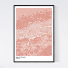 Load image into Gallery viewer, Innsbruck City Map Print
