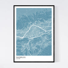 Load image into Gallery viewer, Innsbruck City Map Print