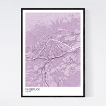 Load image into Gallery viewer, Innsbruck City Map Print