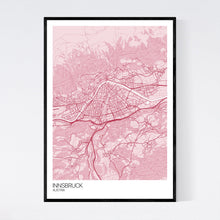 Load image into Gallery viewer, Innsbruck City Map Print