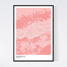 Load image into Gallery viewer, Innsbruck City Map Print