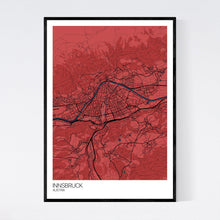 Load image into Gallery viewer, Innsbruck City Map Print