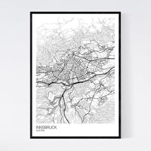 Load image into Gallery viewer, Innsbruck City Map Print