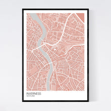 Load image into Gallery viewer, Inverness City Centre City Map Print