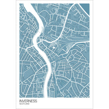 Load image into Gallery viewer, Map of Inverness City Centre, Scotland