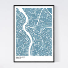 Load image into Gallery viewer, Map of Inverness City Centre, Scotland