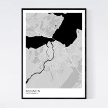 Load image into Gallery viewer, Inverness City Map Print