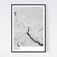 Load image into Gallery viewer, Ipswich City Map Print