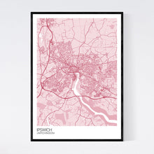 Load image into Gallery viewer, Ipswich City Map Print