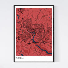Load image into Gallery viewer, Ipswich City Map Print