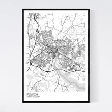 Load image into Gallery viewer, Map of Ipswich, United Kingdom