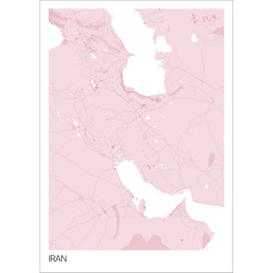 Map of Iran, 