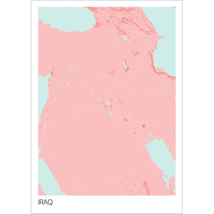 Map of Iraq, 