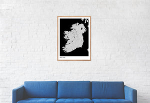 Map of Ireland, Europe