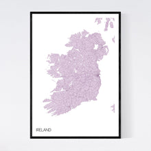 Load image into Gallery viewer, Ireland Country Map Print