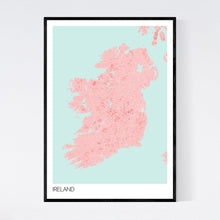 Load image into Gallery viewer, Ireland Country Map Print