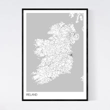 Load image into Gallery viewer, Ireland Country Map Print