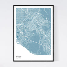 Load image into Gallery viewer, Irvine City Map Print