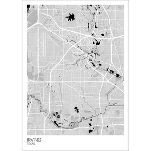 Map of Irving, Texas